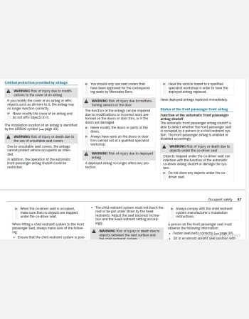 mercedes benz c class 2012 owners manual